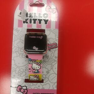 New Hello Kitty Pastel Rainbow LED Wrist Watch Multi-Color free shipping